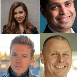 Anthony Spouncer, Ajay Modha, Mariya Tarabanovska & Harry Howe: Speaking at the DroneX